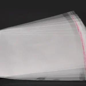 500Pcs Transparent Self Adhesive Seal Plastic Bags Jewelry Storage Packaging Display (Usable Space 17x13cm) 20x13cm